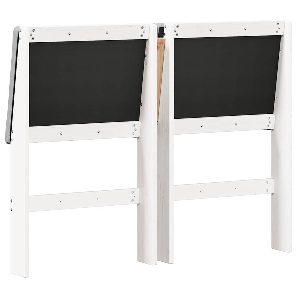 Upholstered Headboard Light Grey 120 cm Solid Pine Wood