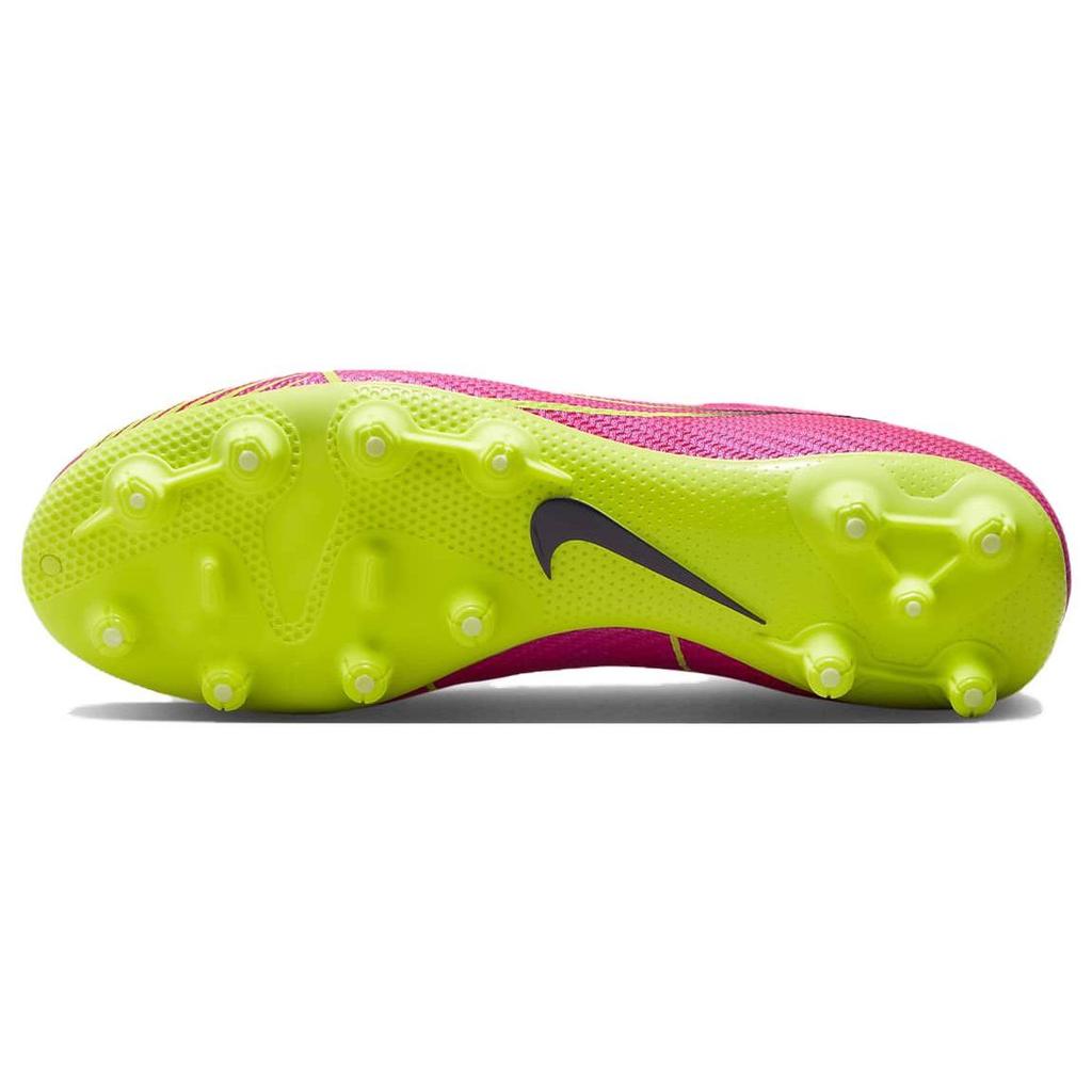 Nike Zoom Mercurial Vapor 15 Pro с круглым носком на шнуровке для твердого грунта с низким верхом HG (Резиновые короткие шипы) Амортизация Противоскользящие Футбольные Бутсы DJ5602-605