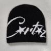 Winter Faux Mink Knit Beanie Unisex Streetwear Warm Jacquard Hat