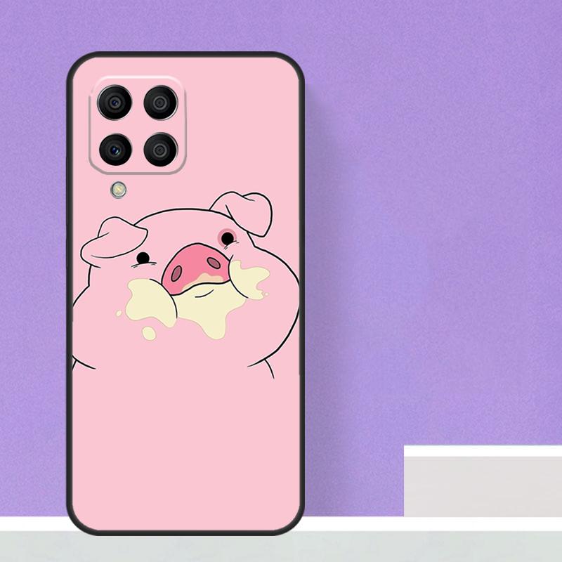Cartoon Pig For Samsung Galaxy M15 M55 M13 M33 M53 M21 M31 M51 M30s M20 M14 M34 M54 M12 M32 M52 Case