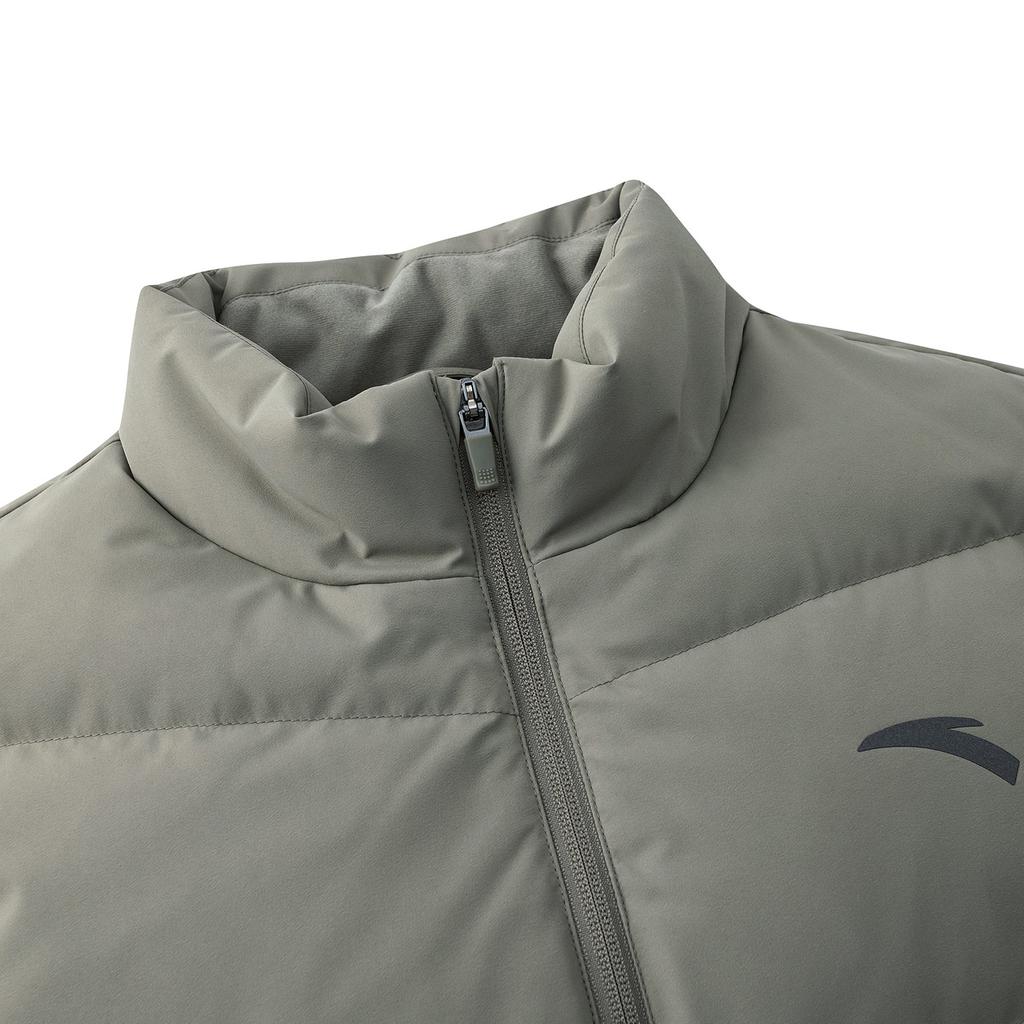 Anta Training Series Down Vest Men Vests Coffee-Gray 952547918-3