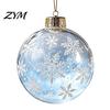 Indoor Outdoor Xmas Decor Glowing Christmas Story Ornament, Light?Up Mini Holiday Scene Hanging Ball with Warm Seasonal Home Accents LED Light,