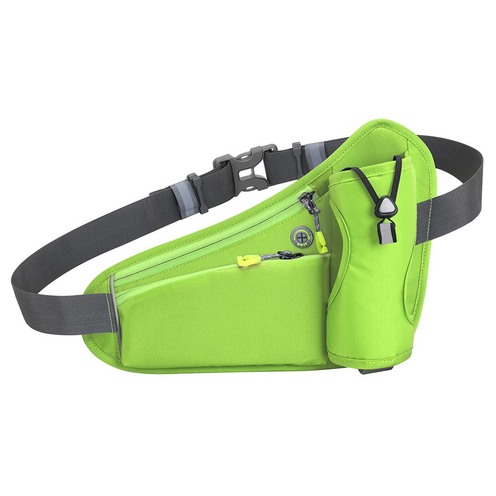 Sport Waist Pack Reflective Hydration Belt Pack Large Capacity Water Bottle Holder Bag Multifunction for Running Cycling