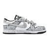 Nike Dunk Silver Bloom, Heart Box Abrasion Resistant Low top Skateboard Shoes Unisex Gray White DD1391-100(Team773--)