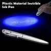 Colorless Marker Drawing Luminous Light Pen Invisible Ink Pen 2 In1 Ballpoint Pens Magic Spy Pen