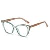 2023 Anti-Blue Light Cat Eye Fashion Myopia Glasses, Women's European & American Style Eyeglass Frames