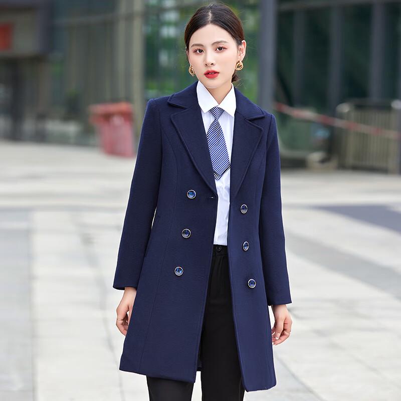 Women's Professional Wool Blend Uniform Coat