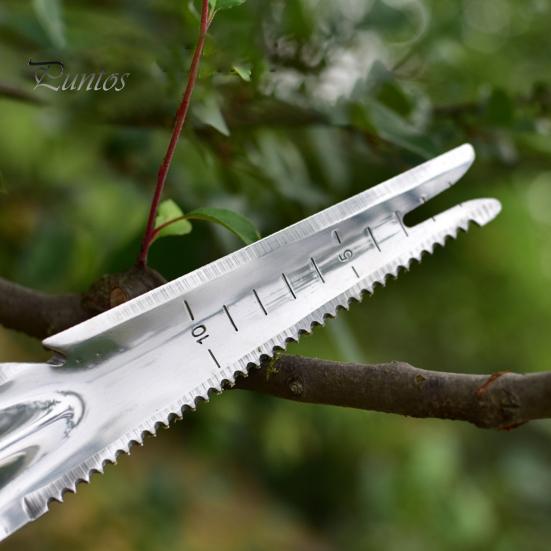 5-in-1 Garden Trowel Stainless Steel Weed Remover with Wooden Handle Multipurpose Hand Weeder for Easy Weed Removal Planting Transplanting