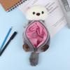 1 Pcs Creative Sea Otter Plush Doll Pencil Case Ins High-Attractive Pen Holder Cute Pencil Pouch Bag School Supplies Stationery