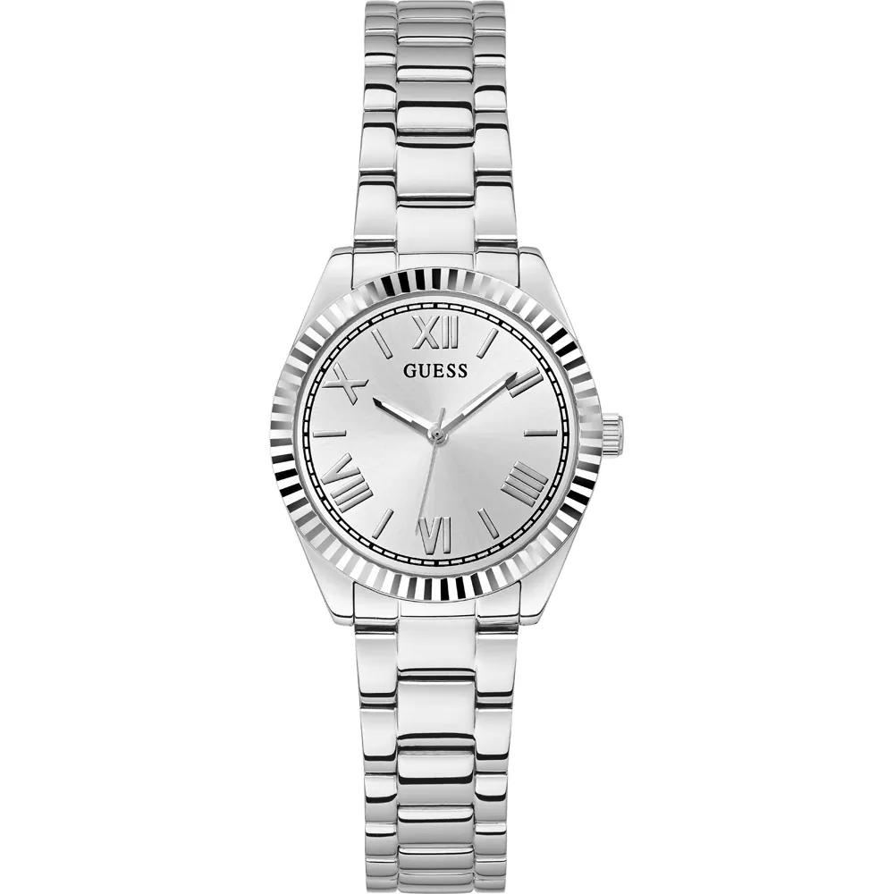 Guess Мини Луна Серебряная Нержавеющая сталь Женские Кварцевые GW0687L1