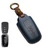 Кожаный 2/3/4 кнопки для Toyota Camry CHR Corolla RAV4 Avalon Land Cruiser Prado Prius 2017 - 2022 Чехол для ключа автомобиля Кожаный брелок для ключей