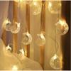 1.5M 10LED EID Mubarak LED String Lights Islam Muslim Festival Party Moon Star Castle Lantern Ramadan Home Decoration 2024 New
