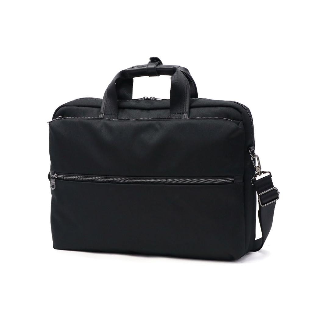 Business Bag Compatible with Can Store 14inch Can Be Set Shoulder Strap Removable Black [World Traveler] Men's "Althea" B4, PC, Up, Lightweight,