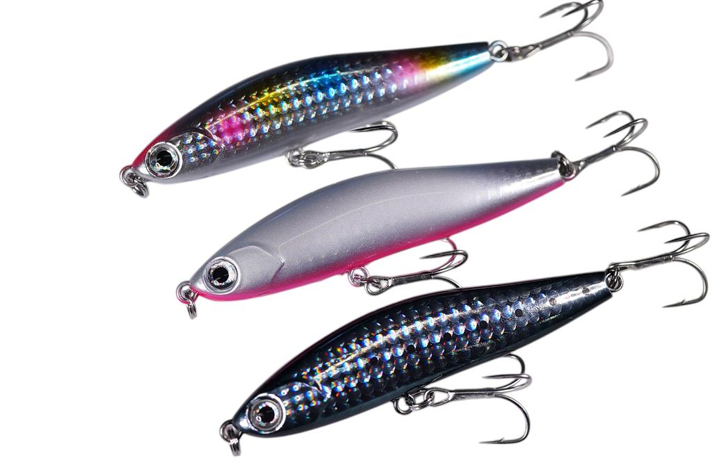 Momo Lure Honey Trap Sinking Pencil Lure for Sea 70mm 95mm Assorted Set 3 Bass, & (95mm - Colors)