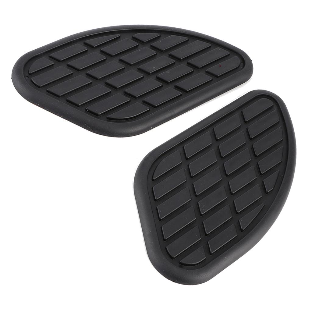 Pair of Motorcycle Fuel Tank Traction Pad Protector Vintage Universal Knee Grip Decals