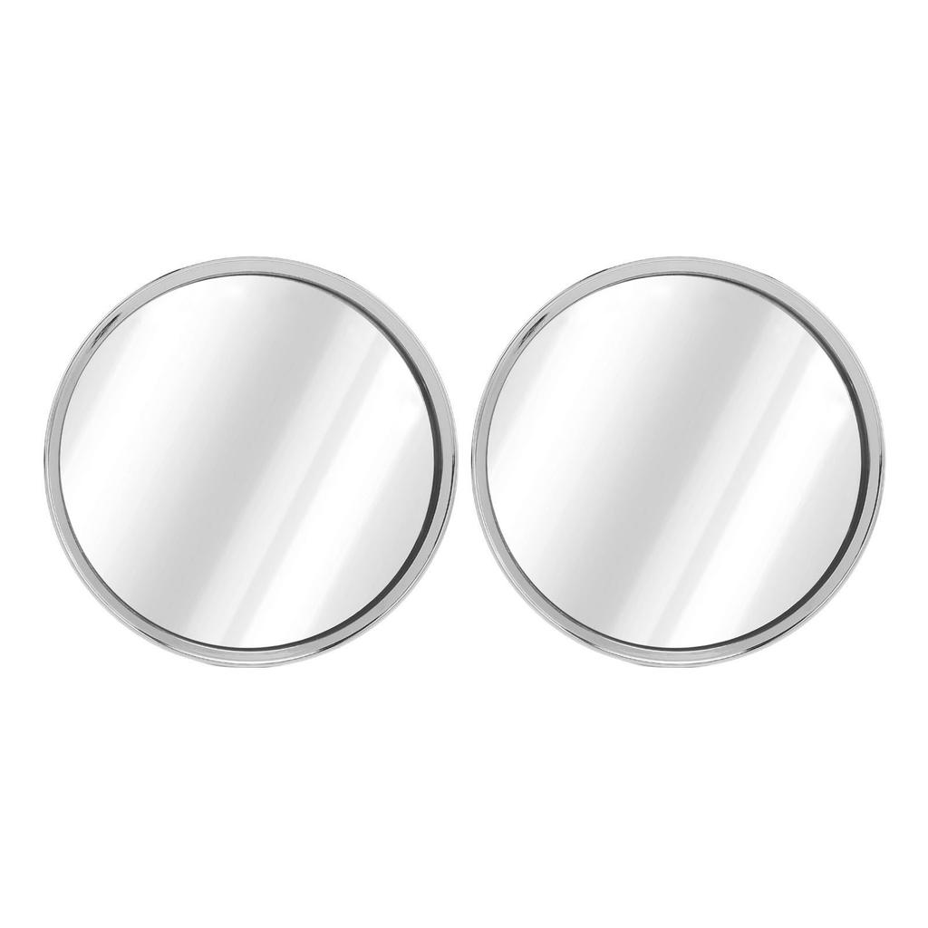 1 Pair Chrome Door Mirrors 3685955 Manual Folding Circular Outside Exterior Rearview Mirrors Fit for Impala Nova