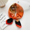 Fashion Decoration Scarf Hairband Tie Hair 70 Small Square Scarf Silk Scarf Women'S Spring And Autumn Versatile Small Scarf Professional Scarf