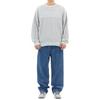 MAHAGRID Basic Logo Mesh Knit Gray(Mg2Dsmk600A)