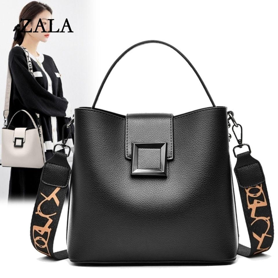 Bag Women's New Trendy Fashion Internet Celebrity Shoulder Portable Messenger Bag Foreign Style Bucket Bag Simple