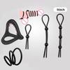 1/3Pcs Adjustable Sex Toys For Adults Men Silicone Ejaculation Delay Penis Ring Rope Male Cockring Semen Lock Ring Penis Sleeve