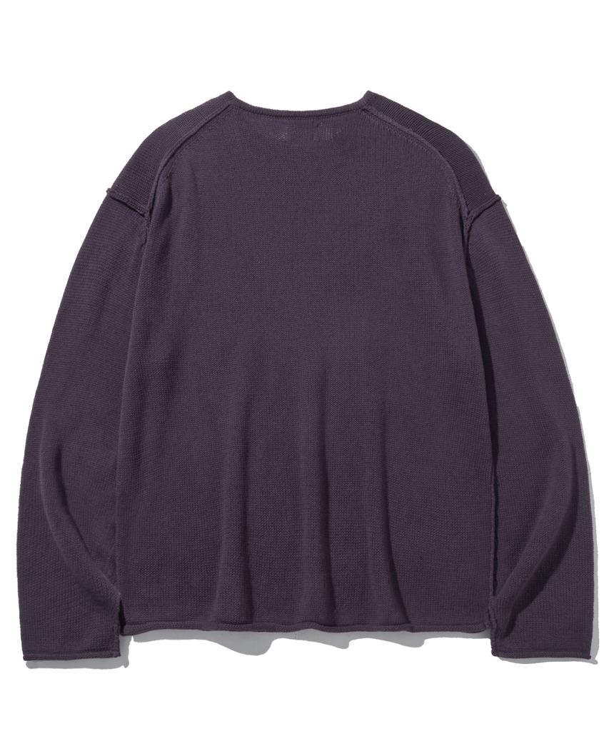 FILLUMINATE Flm Graphic Knit Pullover - Dark Purple