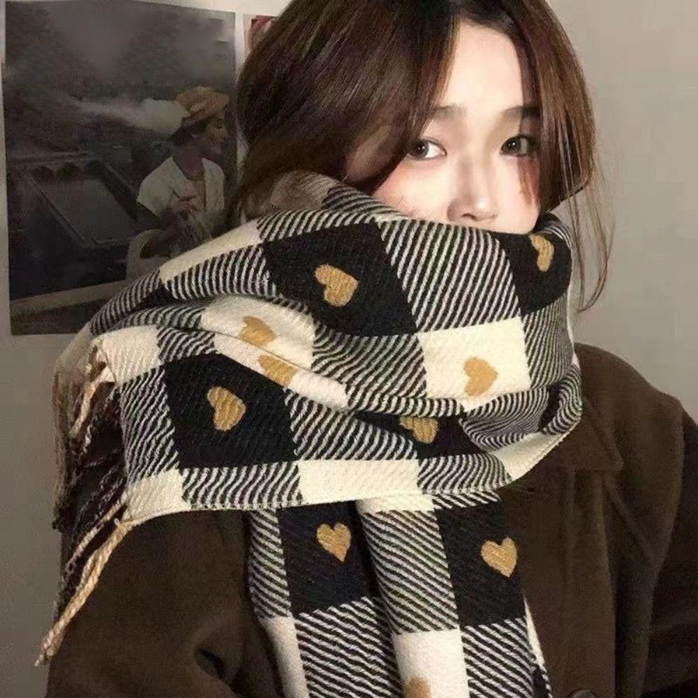 Coldproof Neck Warmer Windproof Scarves Bib New Knitted Scarf Autumn and Winter