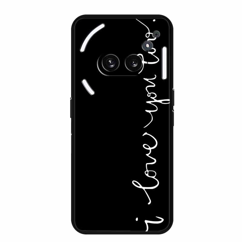 Светящийся чехол-бампер из ТПУ для Nothing Phone 2A - Персонализированный простой цветной дизайн