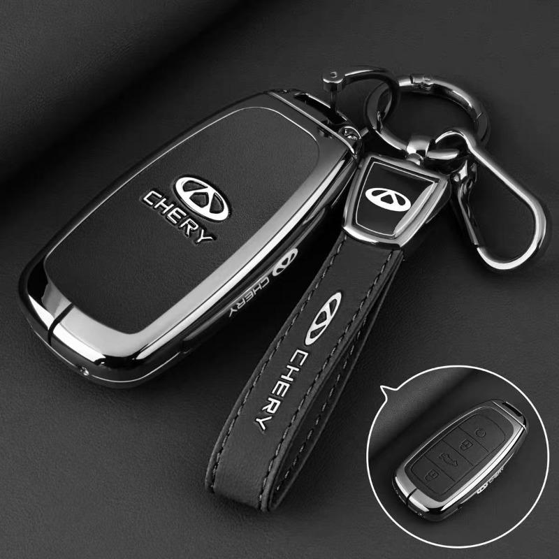 Премиальный чехол-брелок из цинкового сплава для Chery Tiggo 8 PRO/8L/7 PLUS/Explore 06 CDM/Tiggo 9 - Защитный корпус брелока-ключ II9