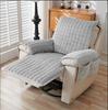 Recliner Leisure Sofa Protector Cover with Armrests Pockets Armchair Case Plush Sofa Cover Non-Slip Wear Resistant Chair Covers