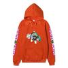 Japanese Manga Hunter X Hunter Street Style Killua with Skateboard Graphic Hoodies Casual Anime Print Hooded Sweatshirts Loose Streetwear Pullover
