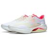 Li Ning Ultra Light 20 Casual Fabric Synthetic Leather Non-Slip Wear-Resistant Breathable Low-Top Running Shoes Women Sneaker White Blue Red ARBT002-7