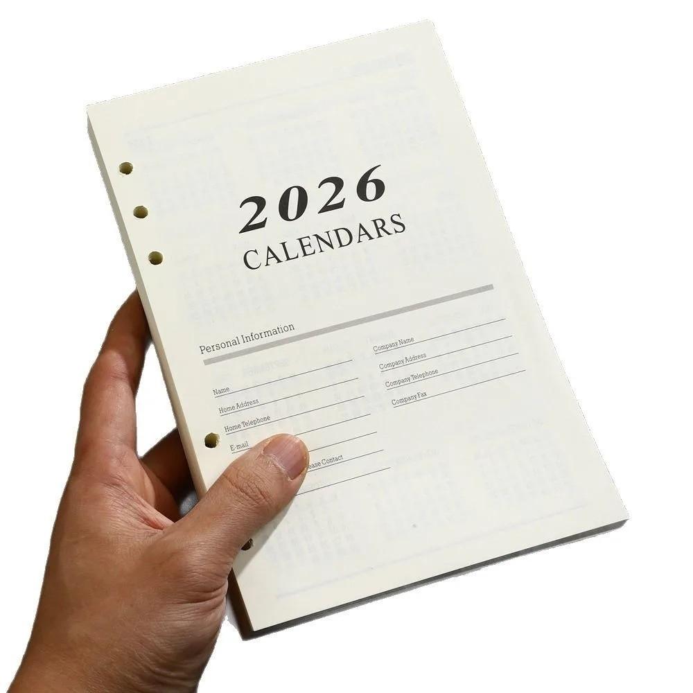 Папка на кольцах Внутренний лист Ежедневник 365-дневный блокнот Новый блокнот А5