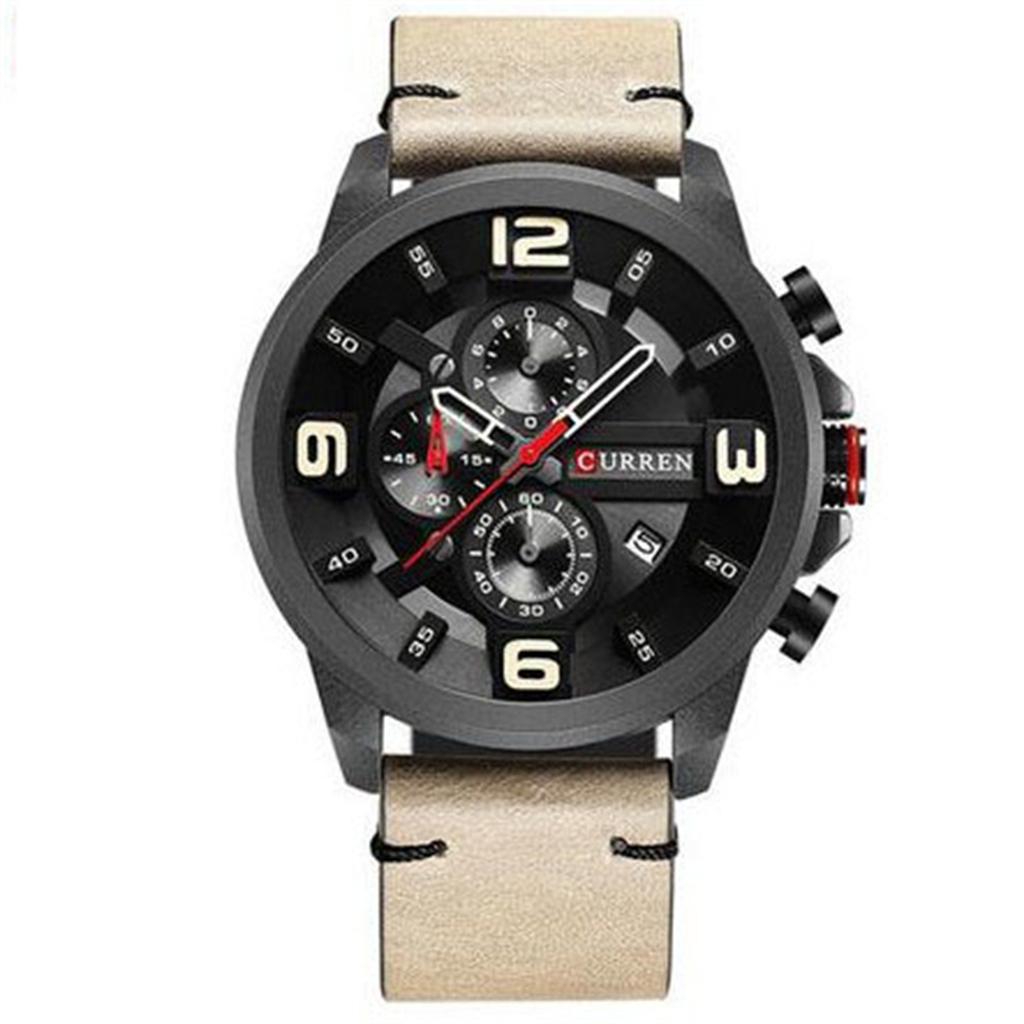 Мужские водонепроницаемые светящиеся наручные часы-будильник для бега