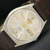 AUTOMATIC VINTAGE SEIKO 5 JAPAN MENS SILVER COLOR DIAL WATCH A701231-5 R206a-a701231