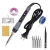 80 Вт паяльник с ЖК-цифровым дисплеем, регулируемой температурой, 220 В, ЕС, набор электрических паяльников, сварочная паяльная станция, ремонтный комплект