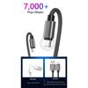 Нейлоновый Кабель для Данных Быстрой Зарядки 1м 2м 3м USB A на Type C Зарядный Кабель для Huawei Samsung Android Устройств с Type C