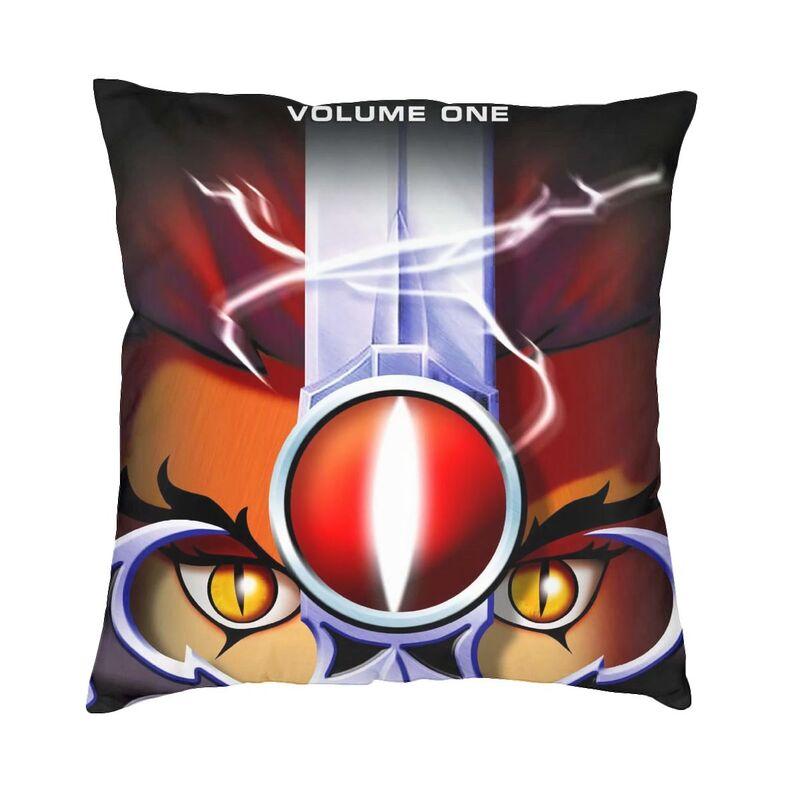 Thundercats Logo Cartoon Anime Throw Pillow Case Home Decor Custom Square Cushion Cover 45x45 Pillowcover for Living Room