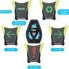 LED Cycling Vest, Reflective LED Vest with Turn Signals - Remote Control, Direction Lights, USB Charging, Easy To Install, Bicycle Safety Indicator