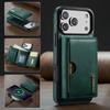 Leather Phone Case for iPhone 17 Pro Max 16E 17Air 16 Pro 15 Plus 14 13 12 11 Magnetic Detachable RFID Blocking Card Slot Wallet