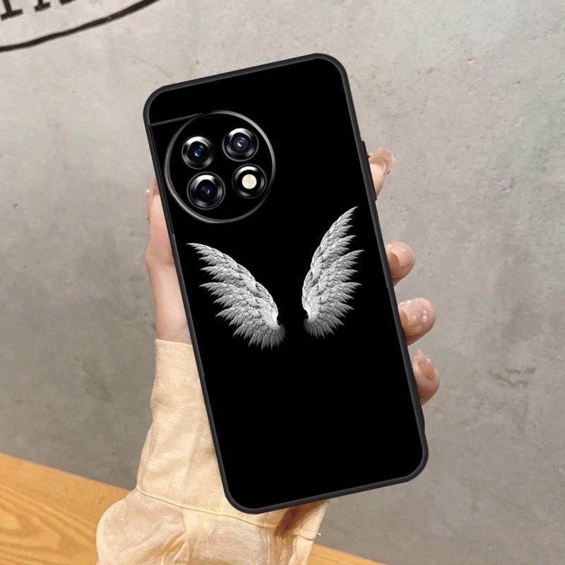 Крылья Ангел Дьявол Чехол Для OnePlus 8 9 10 Pro 15 15R 13 R 12 11 13T 10T 8T Nord CE 5 2 3 4 Lite N20 N30 Обложка