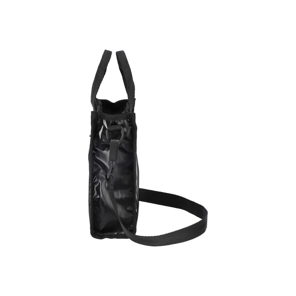 Lesportsac Черная блестящая мини сумка-тоут через плечо [3714.M135]