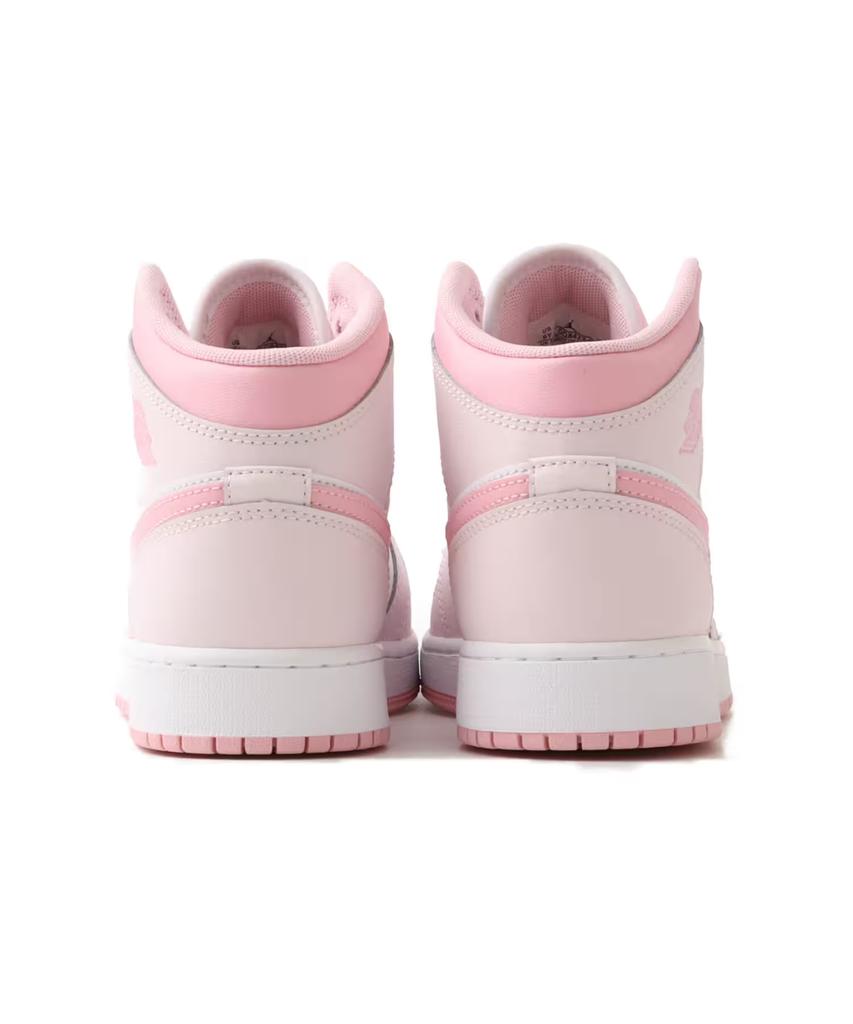DQ8423-600 Nike GS Air Jordan 1 Mid Жемчужно-розовый Белый Средне-нежно-розовый