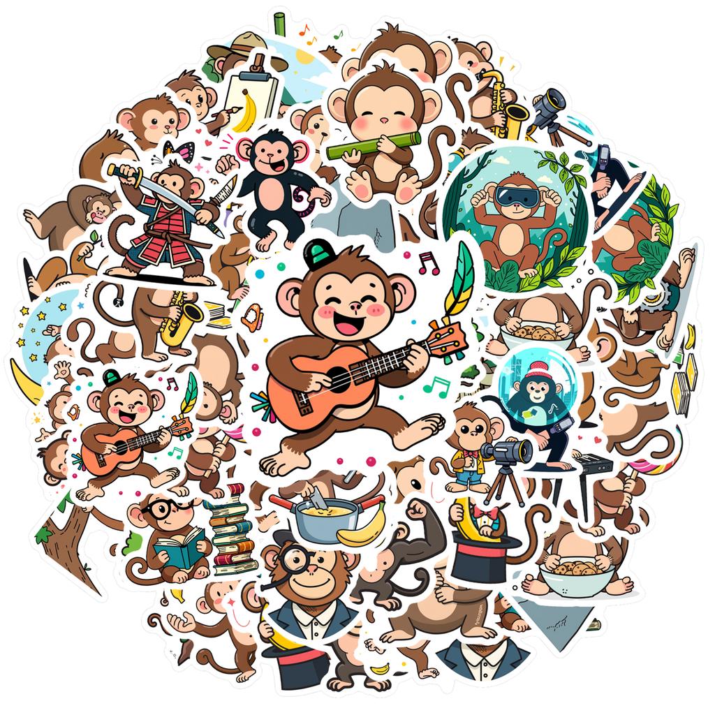 35-100 шт. Мультяшные наклейки Игривые ПВХ наклейки Наклейки Для DIY Телефон Ноутбук Скрапбукинг Велосипед Ноутбук Багаж