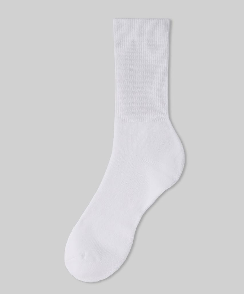 MUSINSA STANDARD Heritage Athletic Crew Socks 7-Pack [White/Black]