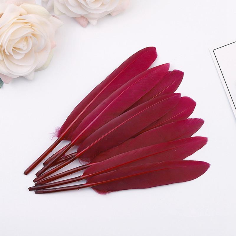 20/100pcs Duck Feathers DIY Feathers for Jewelry Making Plumes Earring Home Wedding Decoration Plumas Crafts Accessories 10-15CM