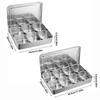 Rust-proof Seasoning Box 6/8 Grids Food Preparation Box Durable Dessert Ingredient Box