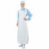 Leggeron Urethane Punched Apron, Medium, White, E-50
