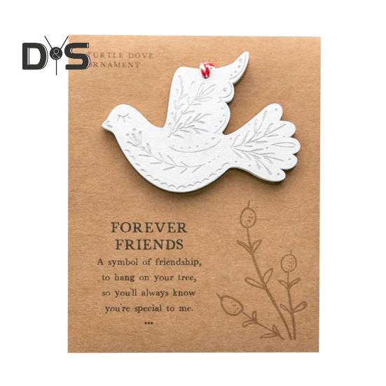 Открытка с птицей «Дружба навсегда» Поздравительная открытка «Дружба навсегда» Открытка на день рождения с конвертом для лучшего друга