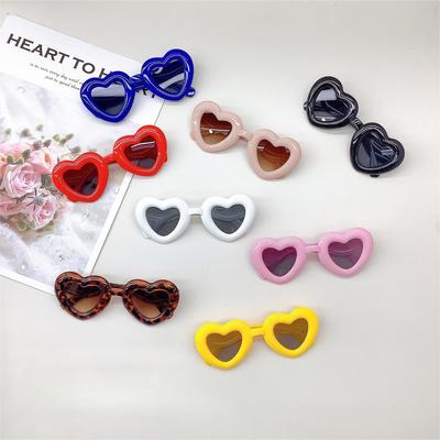 Милые детские солнцезащитные очки Love для девочек, украшения, пухлые солнцезащитные очки с защитой от ультрафиолета, вечерние очки для мальчиков