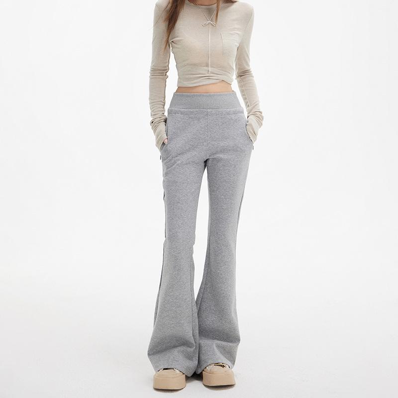 Women's 2024 Winter High-Waist Slim Fit Velvet Sweatpants